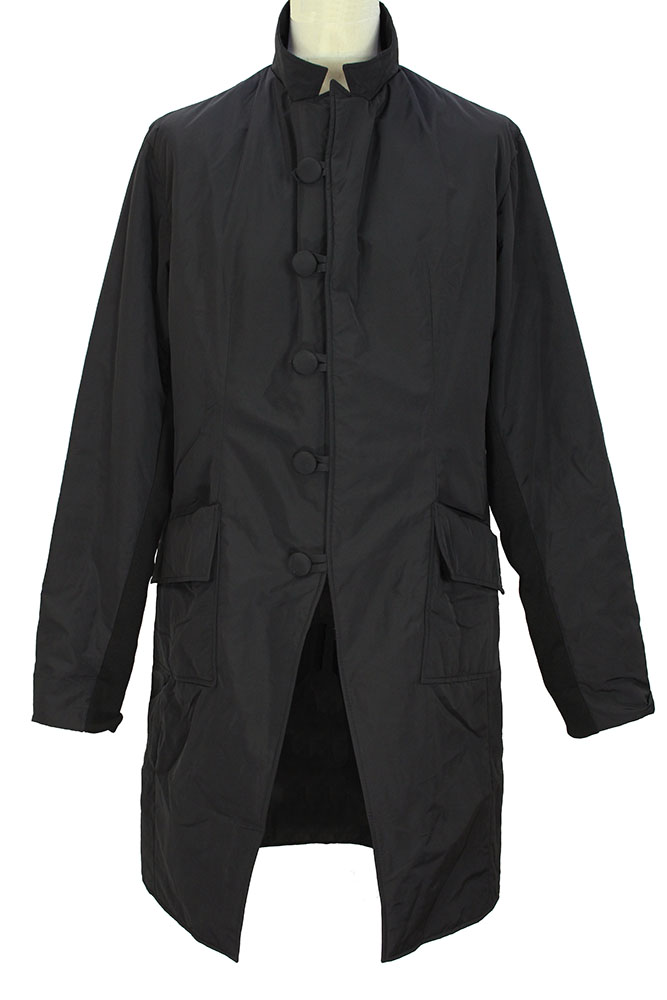 Round neck coat top